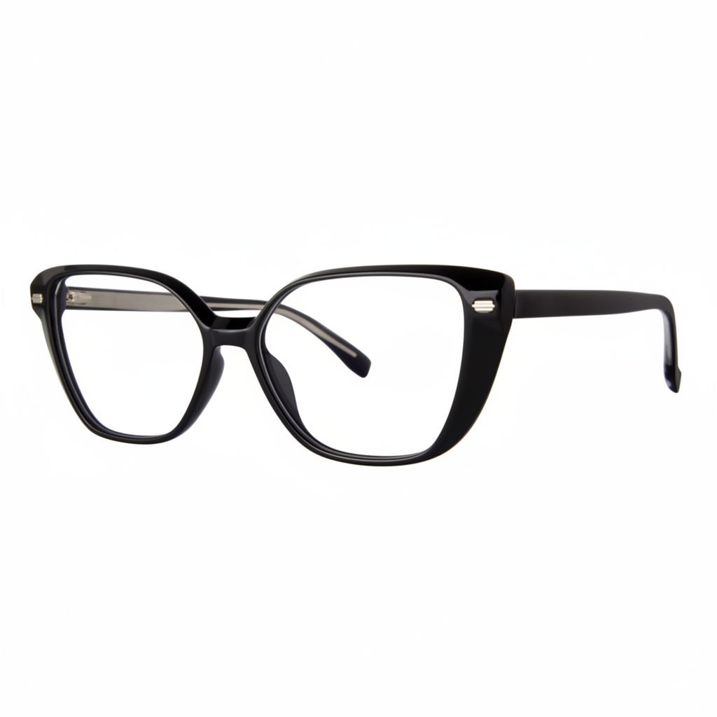 Black Cat-Eye Eyeglasses