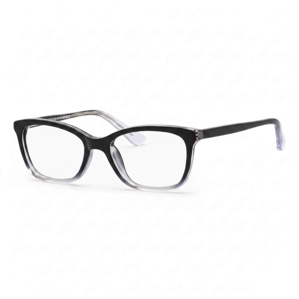 Black Crystal Cat-Eye Eyeglasses 1:1