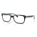 Black on Clear Eyeglasses 1:1