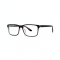 Black Over Crystal Two-Tone Frame 1:1