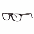 Black Rectangular Eyeglasses — 1:1