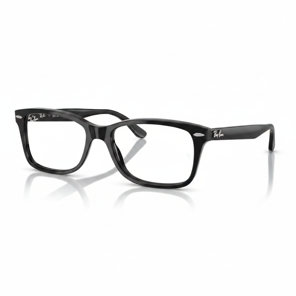 Black Rectangular Eyeglasses 1:1