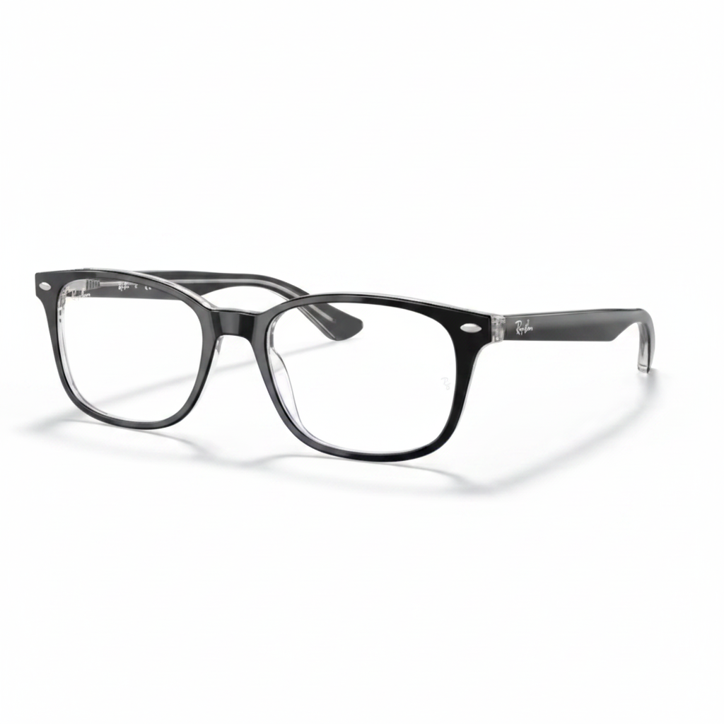 Black Rectangular Eyeglasses 1:1