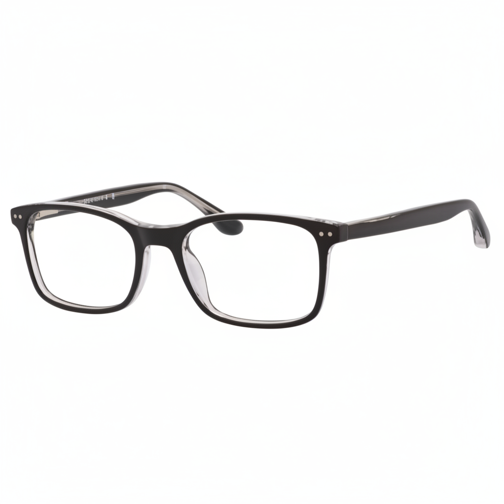 Black Rectangular Eyeglasses 1:1