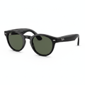 Black Round Sunglasses Product Image