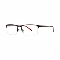 Black Semi-Rimless Eyeglass Frames 1:1