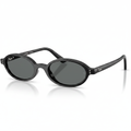 Black Small Oval Sunglasses 1:1
