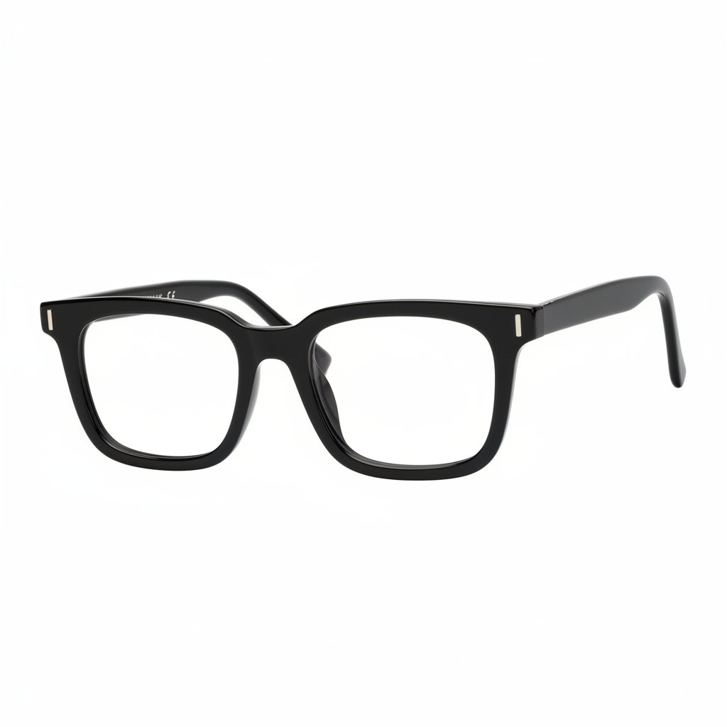Black Square Eyeglasses