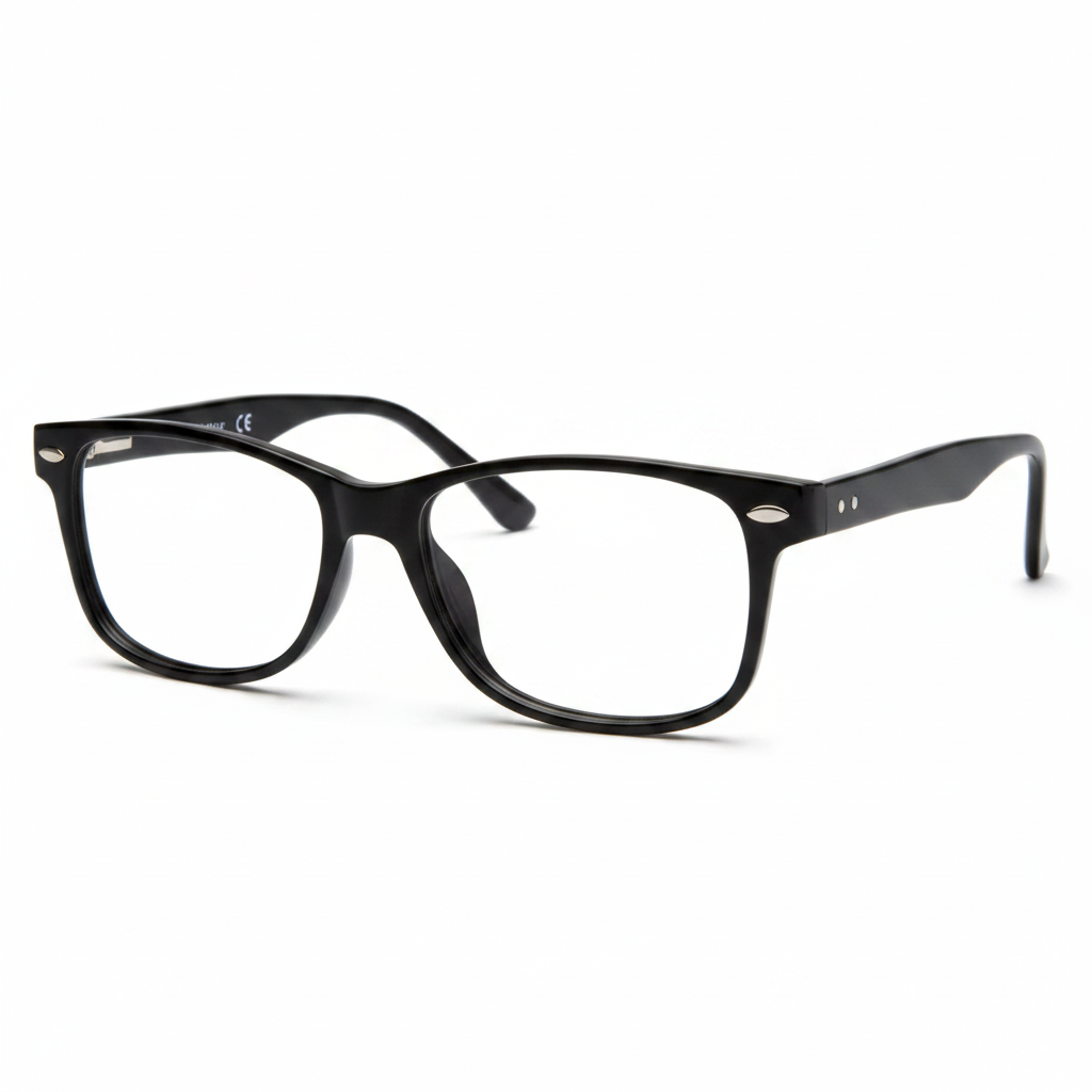 Black Wayfarer Eyeglasses 1:1