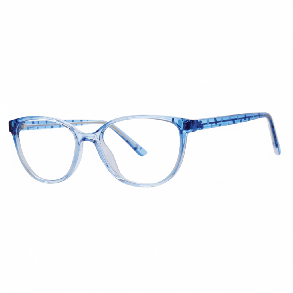 Blue Cat-Eye Eyeglasses 1:1