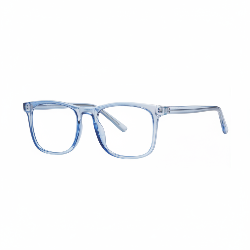 Blue crystal wayfarer eyeglasses 1:1