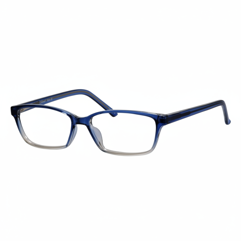 Blue to Grey Gradient Eyeglasses 1:1