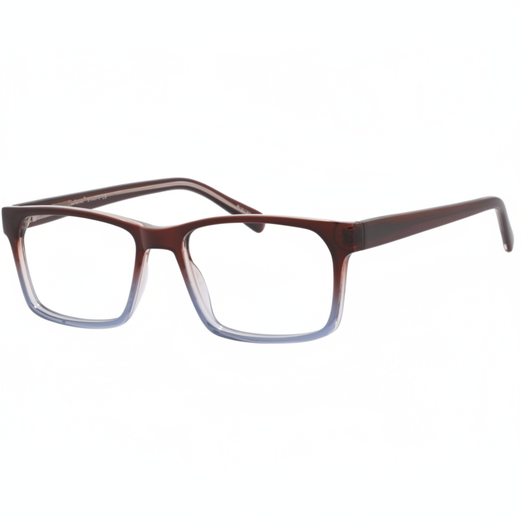 Brown-Gray Gradient Eyeglasses 1:1