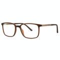 Brown Rectangular Eyeglasses 1:1