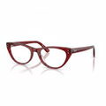 Burgundy Cat-Eye Eyeglasses 1:1