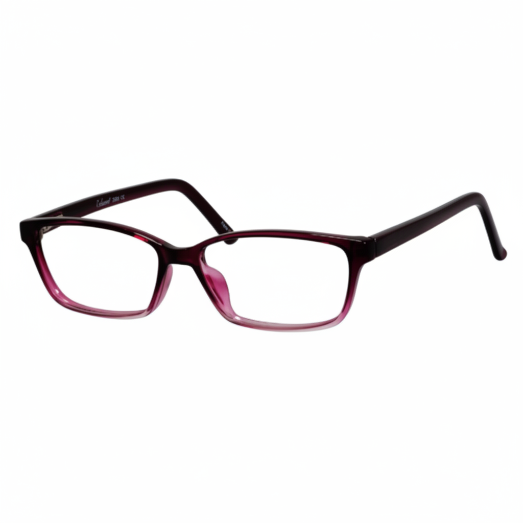 Burgundy to Pink Gradient Eyeglasses 1:1