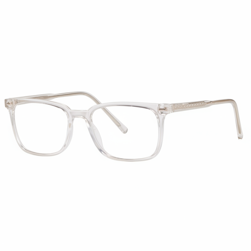 Clear Crystal Rectangular Wayfarer Frames 1:1