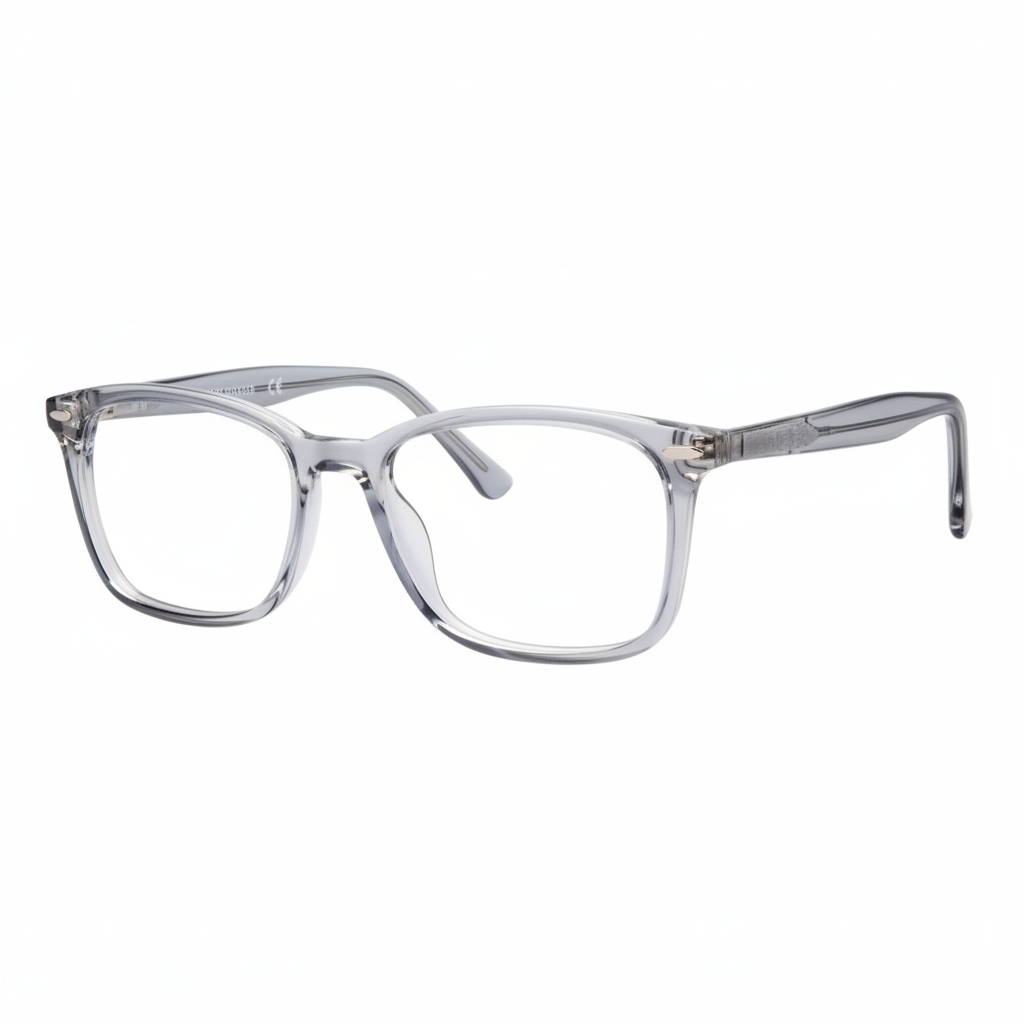 Clear Grey Crystal Eyeglasses 1:1