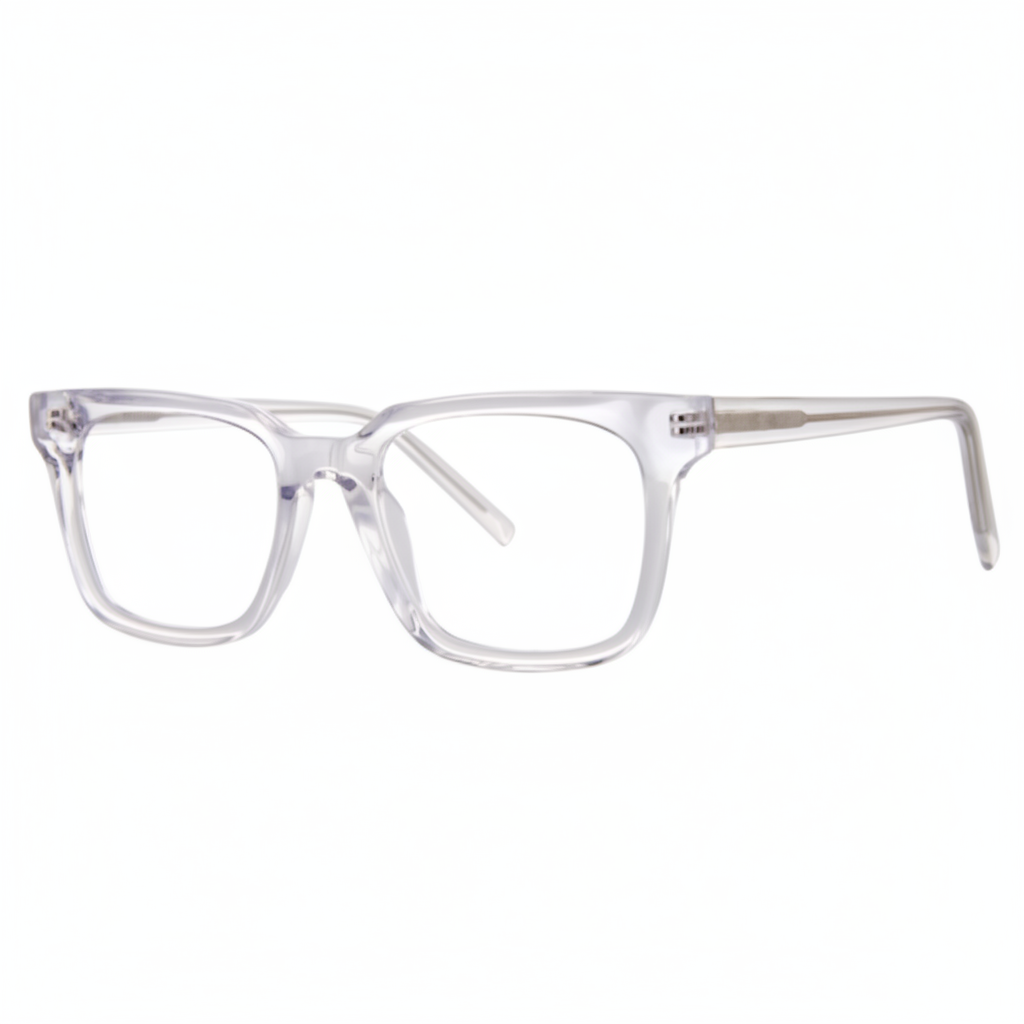 Crystal Clear Thick Acetate Frame 1:1