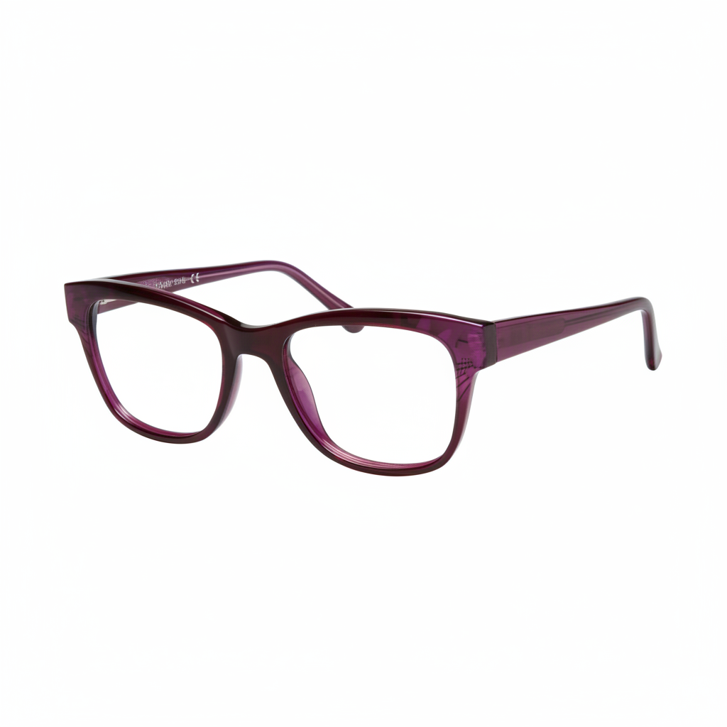 Deep purple striped square frames — 1:1