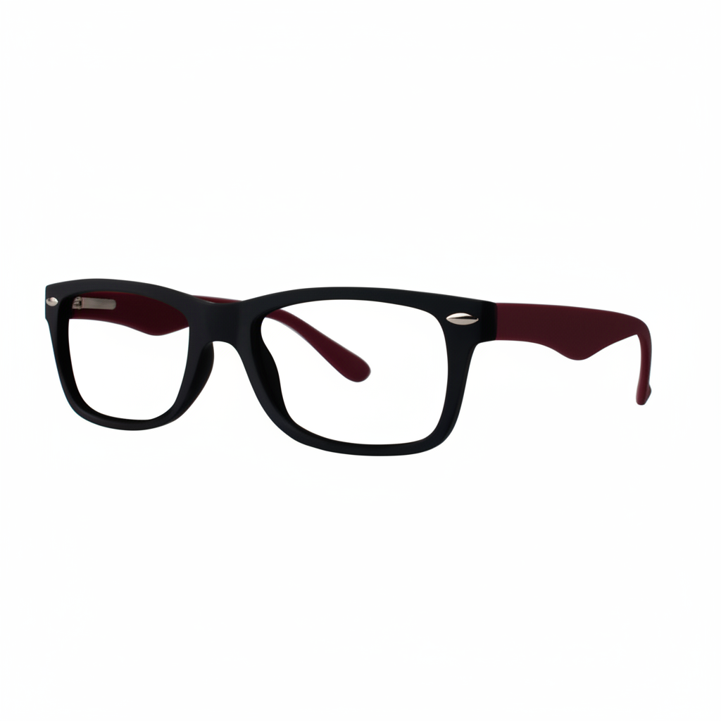 Eyeglasses Black Burgundy 1:1