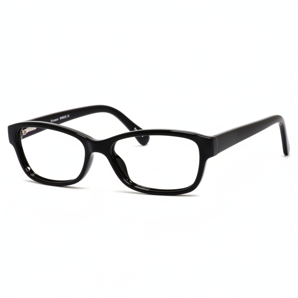 Glossy Black Eyeglasses 1:1