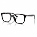 Glossy Black Square Eyeglasses - 1:1