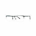 Gunmetal Semi-Rimless Eyeglasses 1:1