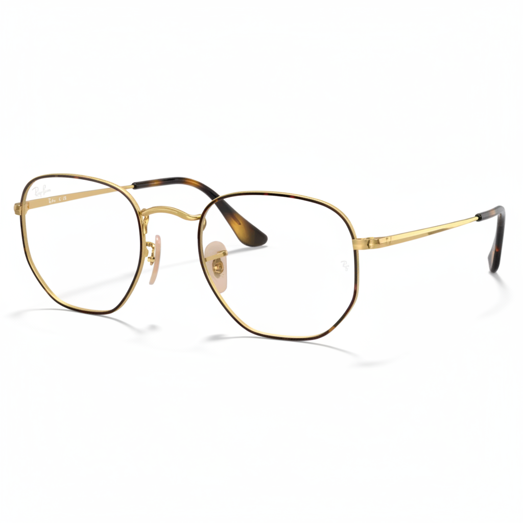 Hexagonal Metal Eyeglasses 1:1