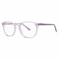Lavender Crystal Round Eyeglasses 1:1