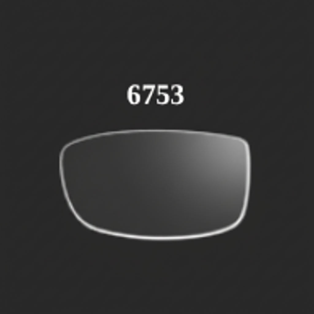 Lens 6753 with black padding