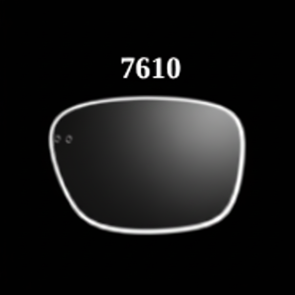 Lens 7610 - 1:1 with black padding