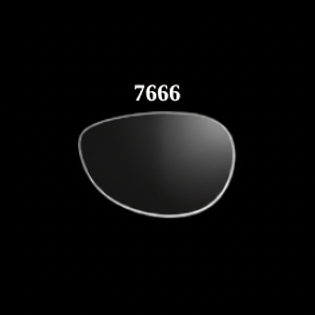 Lens 7666 - 1:1 with black padding