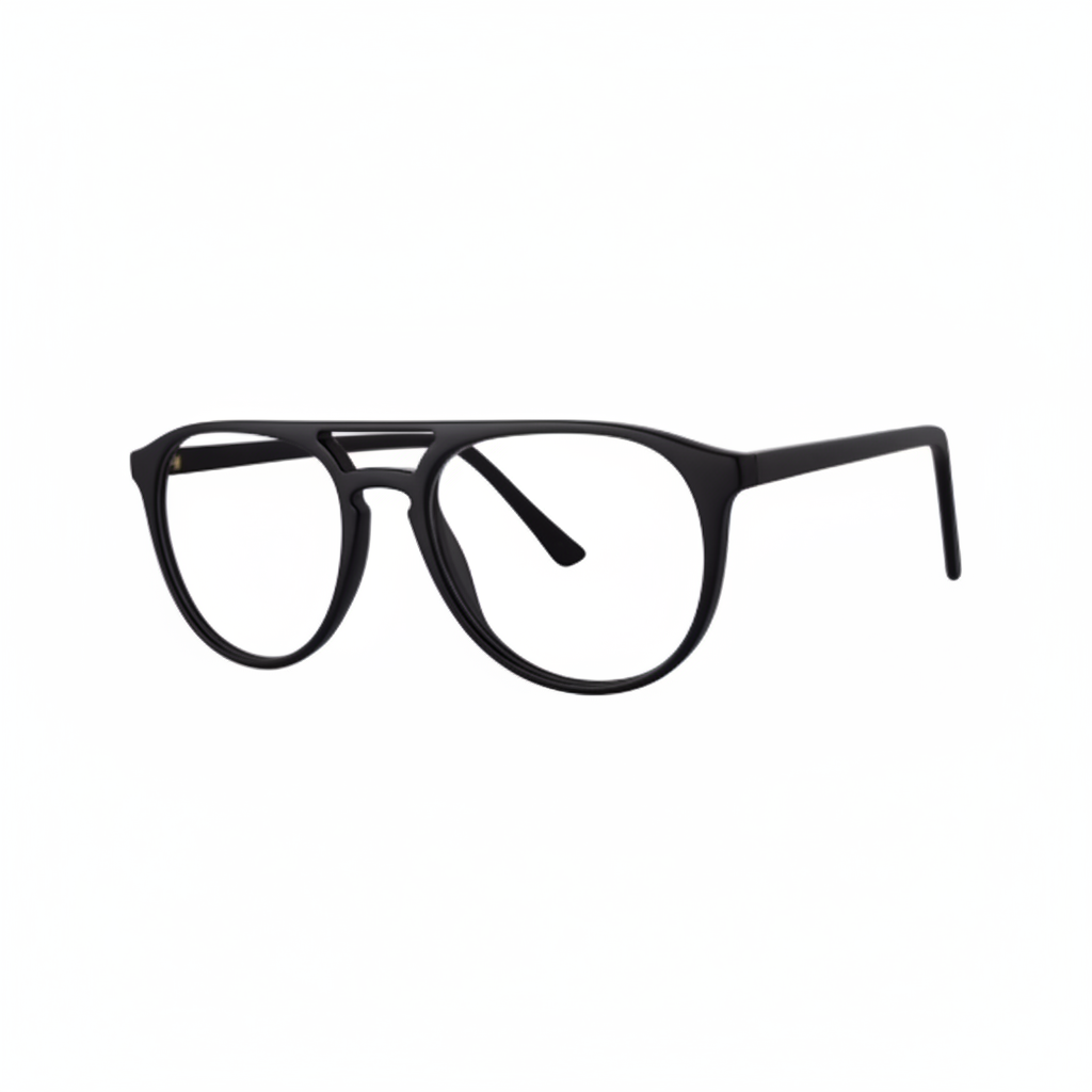 Matte Black Aviator Frame 1:1