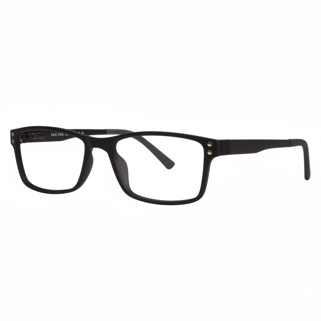 Matte Black Eyeglasses 1:1