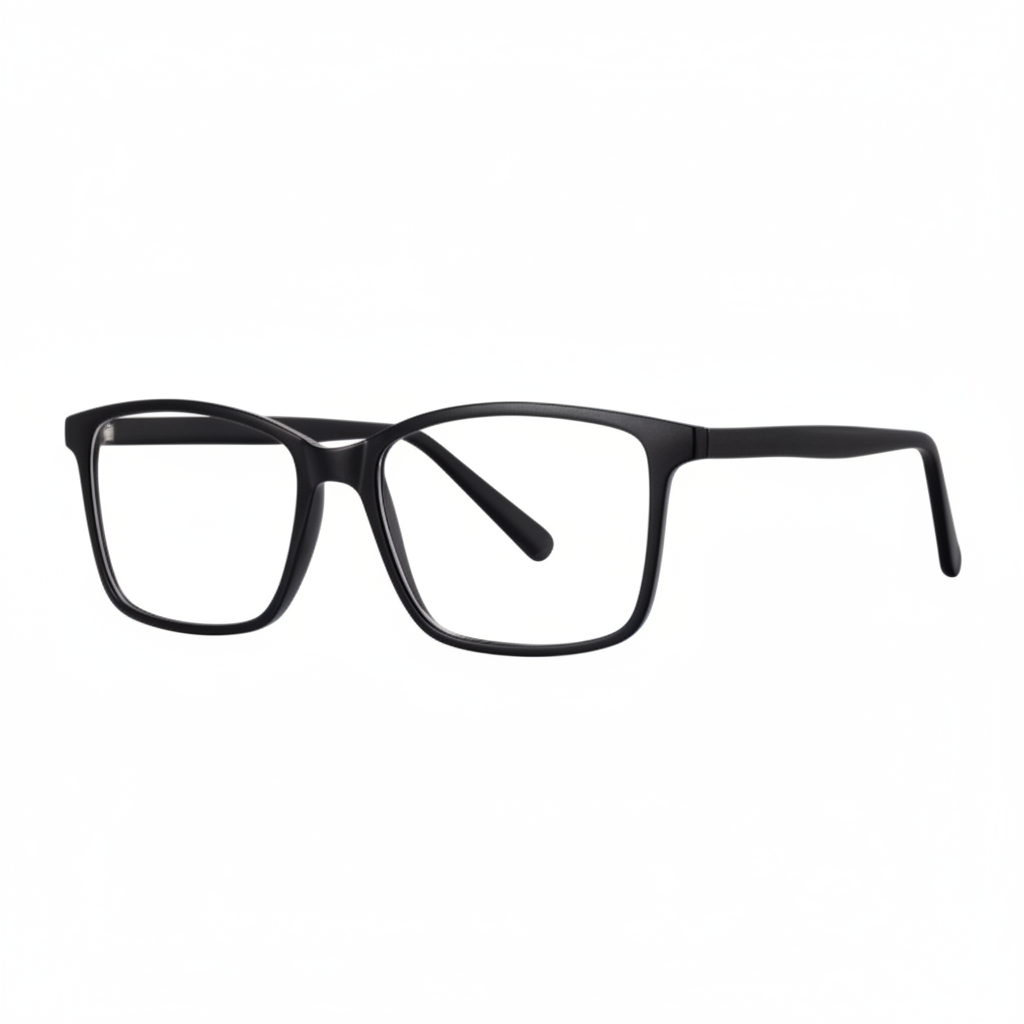 Matte Black Large Rectangular Frame 1:1