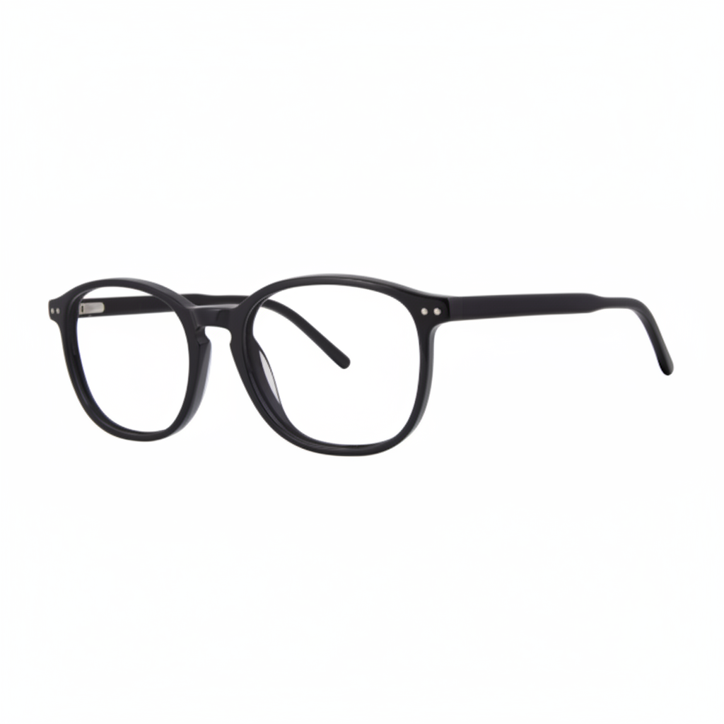 Matte Black Round Frame 1:1