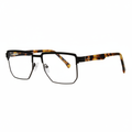 Matte black tortoiseshell eyeglasses 1:1