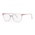 Pink Crystal Gradient Cat-Eye Eyeglasses