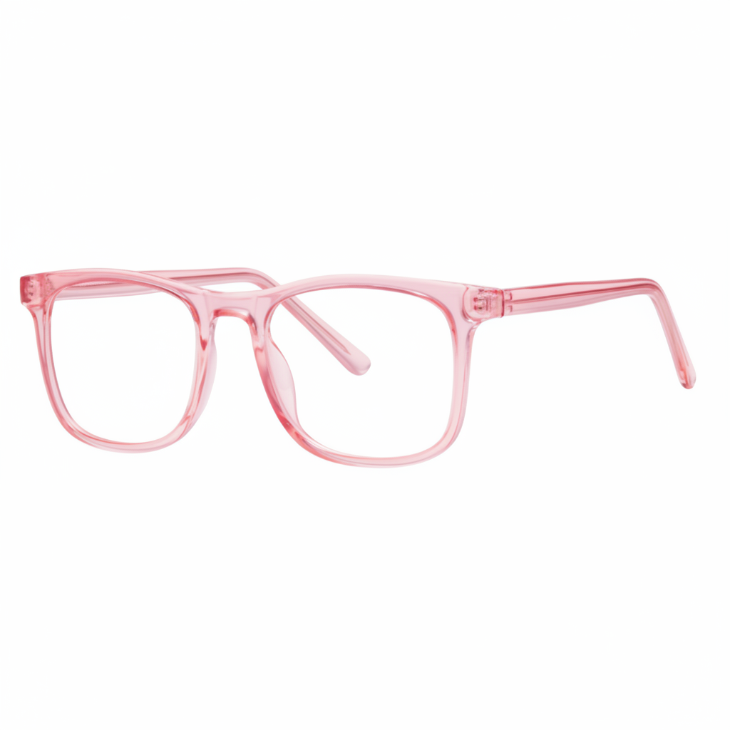 Pink crystal wayfarer eyeglasses 1:1