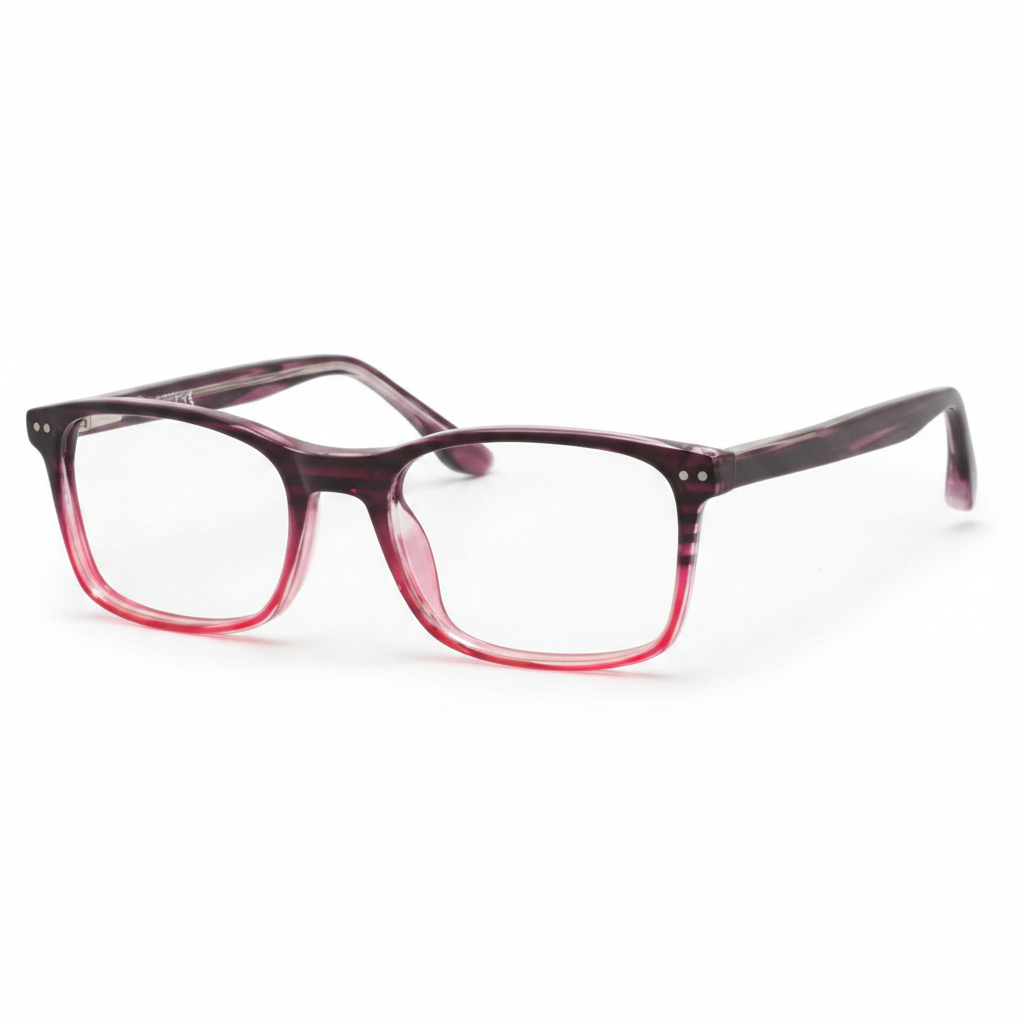 Purple Pink Gradient Eyeglasses - 1:1