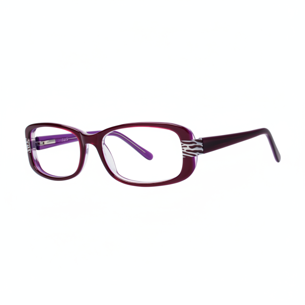Purple Plum Rectangular Eyeglasses