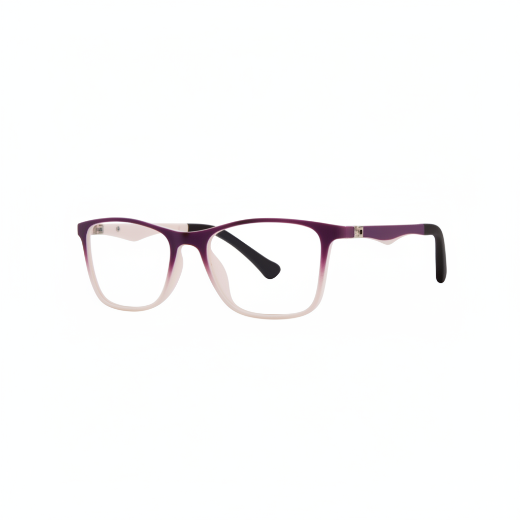 Purple-White Gradient Eyeglasses 1:1