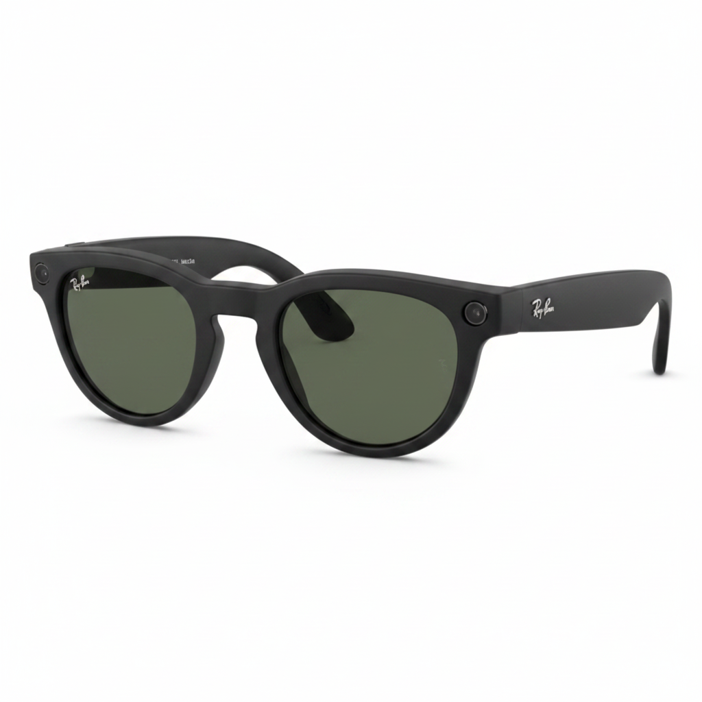 Ray-Ban Meta Headliner matte black green lenses