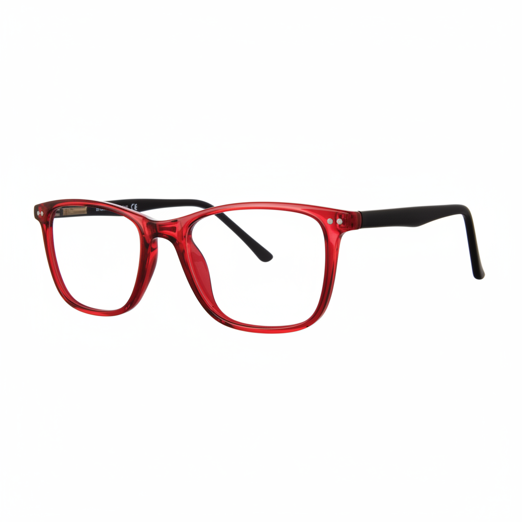 Red Black Eyeglasses 1:1