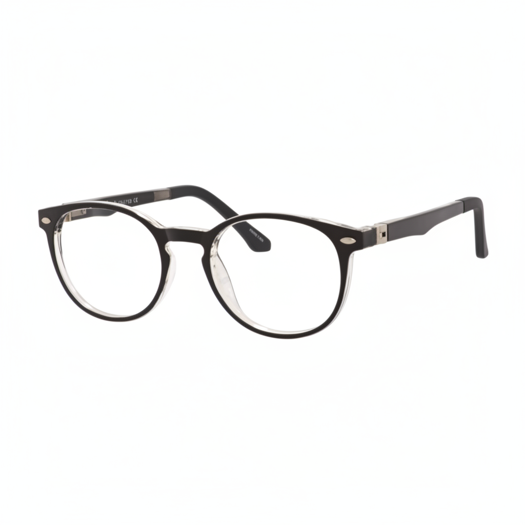 Round Black Eyeglasses – 1:1 Product Image