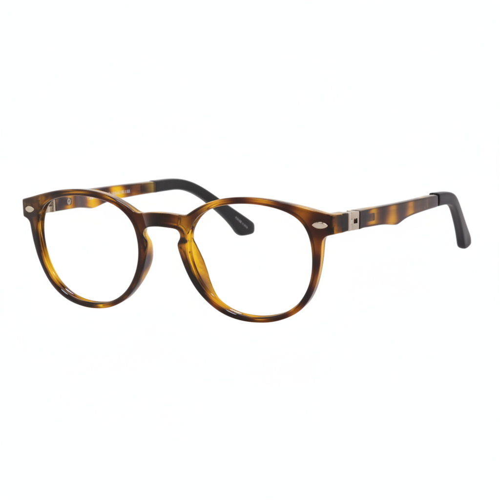 Round Tortoise Shell Eyeglasses – 1:1 Product Image