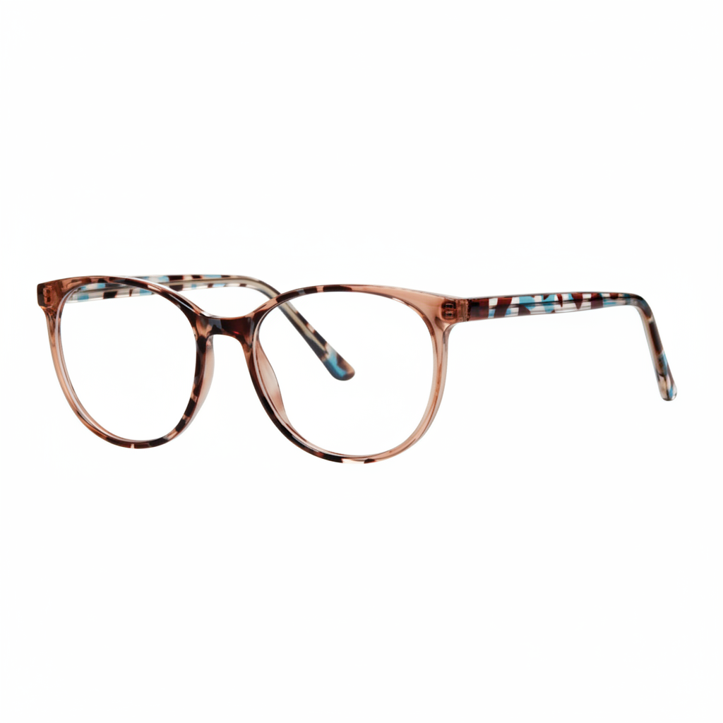 Round Tortoiseshell Eyeglasses