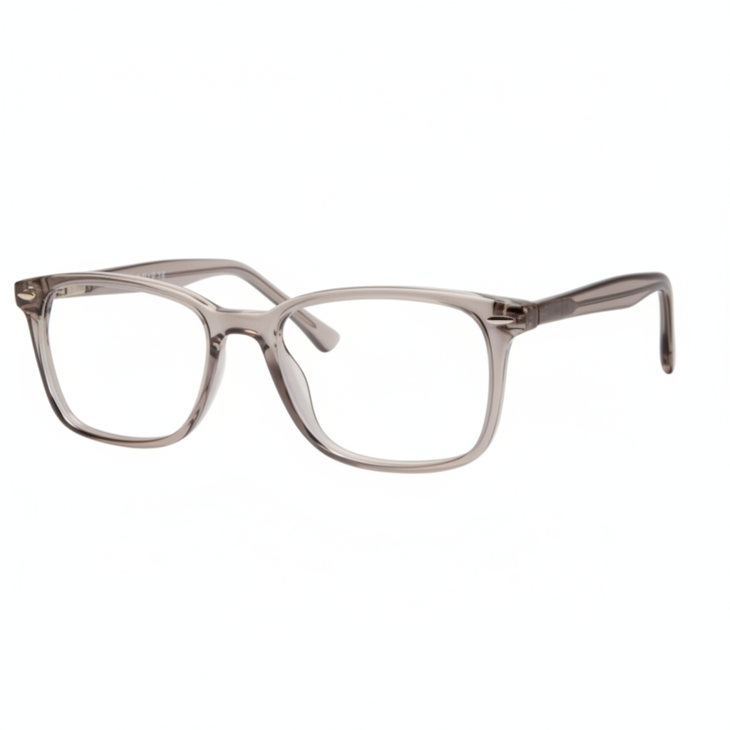 Smoky gray translucent eyeglasses 1:1