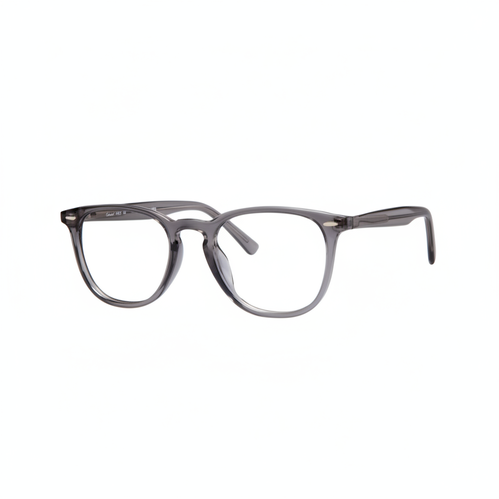 Smoky Gray Wayfarer Eyeglass Frames 1:1